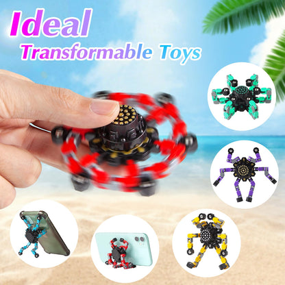 Transformable Fidget Spinners Set