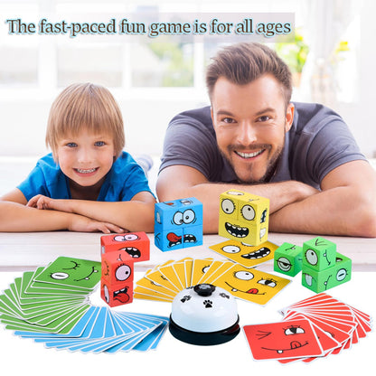 Wooden Face Changing Magic Cube Game