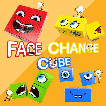 Expression Puzzle Building Blocks