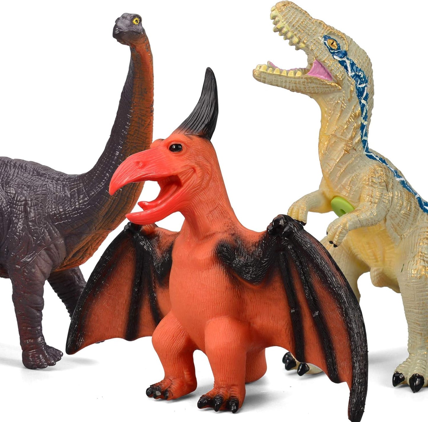 6 Jumbo Soft Dinosaur Toys
