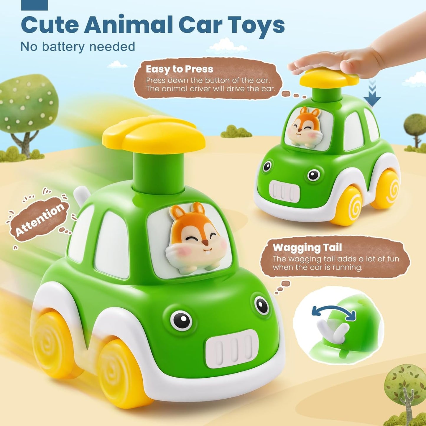 Animal Baby Car Toys