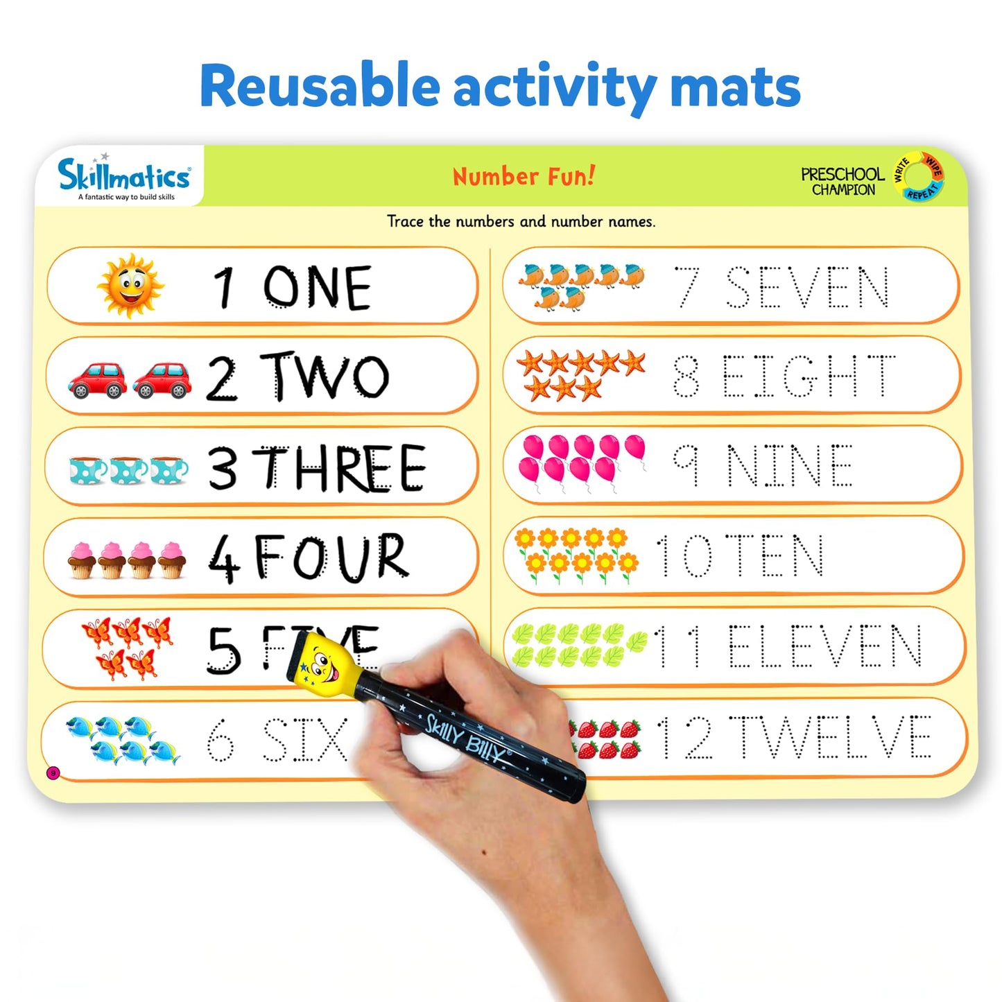Skillmatics Search and Find Disney Princess Educational Game - Reusable Preschool Learning Activities, Perfect for Toddlers & Kids Who Love Toys, Art & Crafts, Gifts for Boys & Girls Ages 3, 4, 5, 6