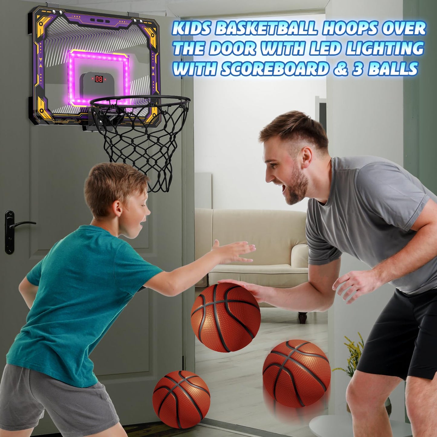 Indoor Basketball Hoop for Kids