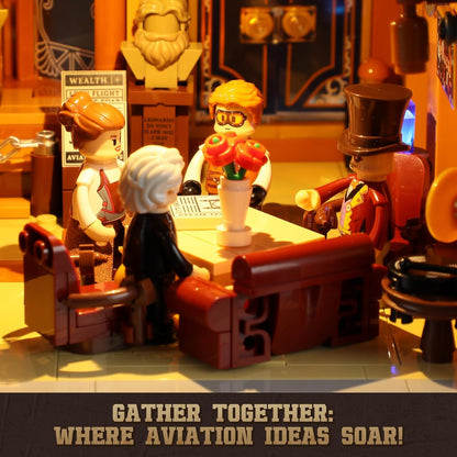 Steampunk Flying Club Lighting Building-Bricks Set