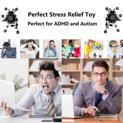 Transformable Fidget Spinners Set