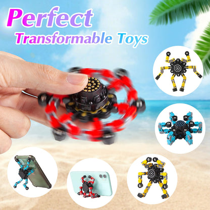 Transformable Fidget Spinners Set