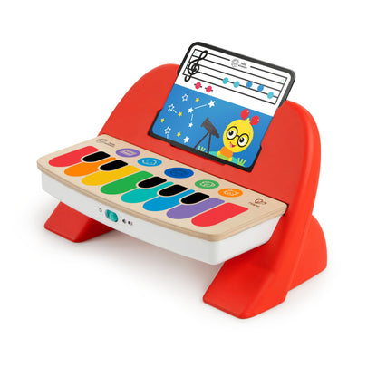 Baby Einstein and Hape Magic Touch Wooden Toy Piano, Montessori Musical Learning Toy for Babies and Toddlers 6mo+