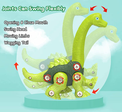 Dinosaur Toys for Kids, 4 Pack Take Apart Dinosaur Toys