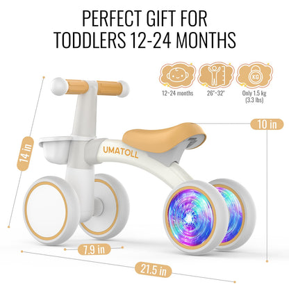 Colorful Lighting Baby Balance Bike Toys