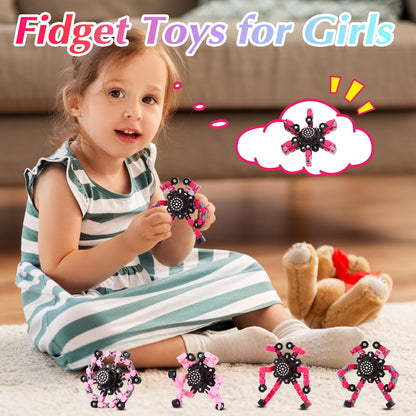 Transformable Fidget Spinners Set