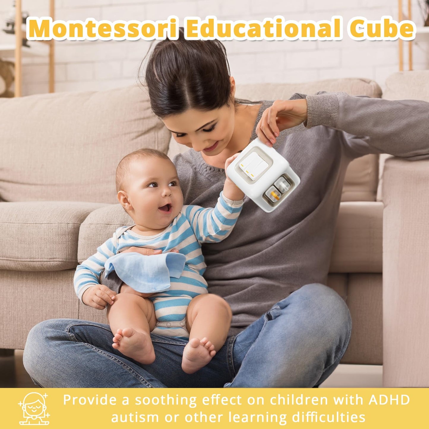 Busy Cube Toys for 1 Year Old Girl Gifts, Montessori for Baby Girl, Travel Sensory Toys for Toddlers 1-3, Learning Fine Motor Skills| 1st Birthday Girl Gifts 12 Months +