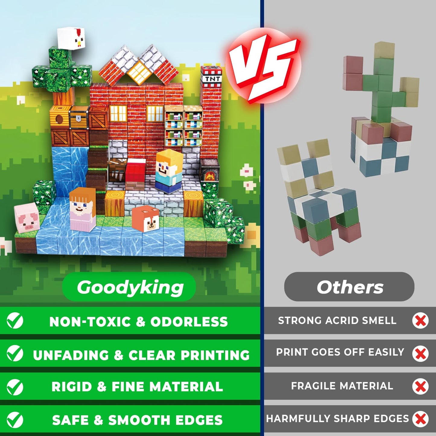 Goody King Magnetic Building Blocks