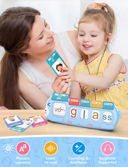 Toddler Toys Sight Words Talking Flash Cards for Ages 2 3 4 Boys and Girls, Autism Sensory Toy for Autistic Children, Learning Educational Montessori Speech Therapy Toys 224 Sight Words