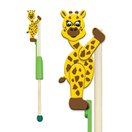 Giraffe from Deluxebase. Traditional Acrobatic Wooden Toy