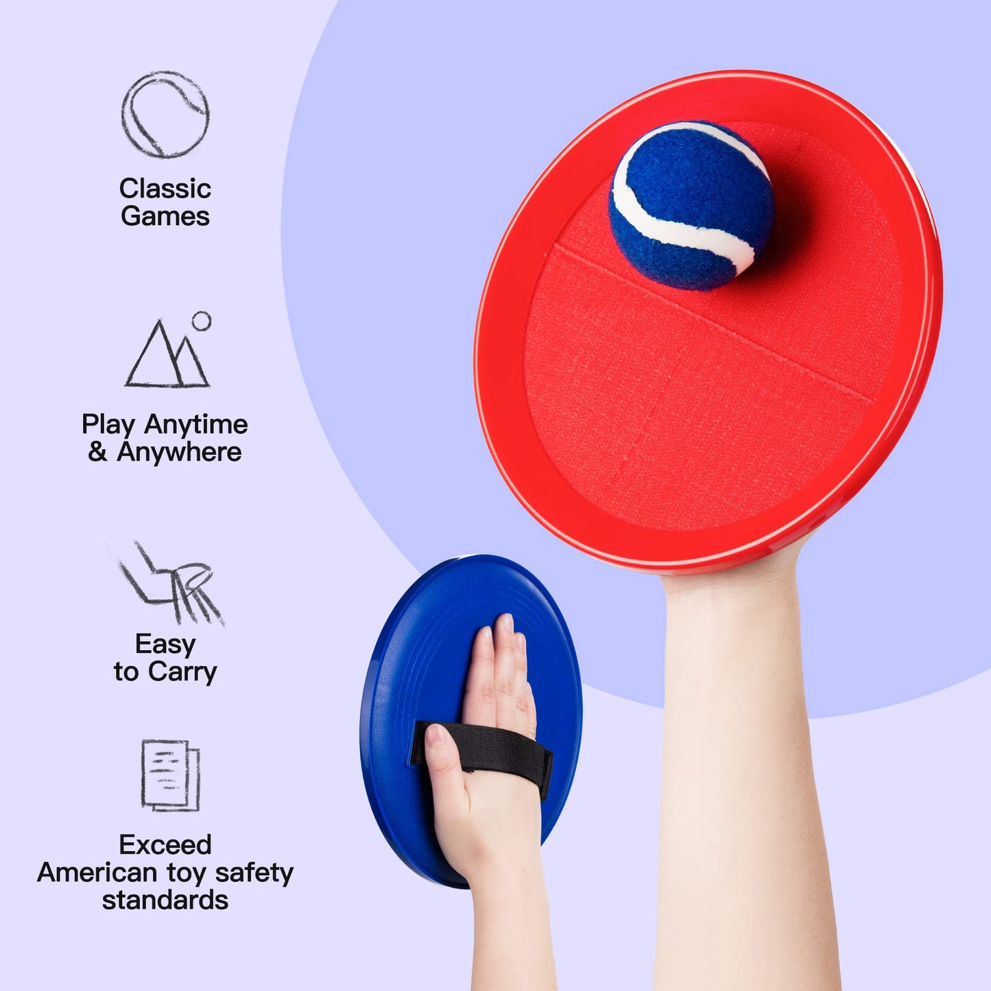 Upgraded Toss and Catch Ball Game Set