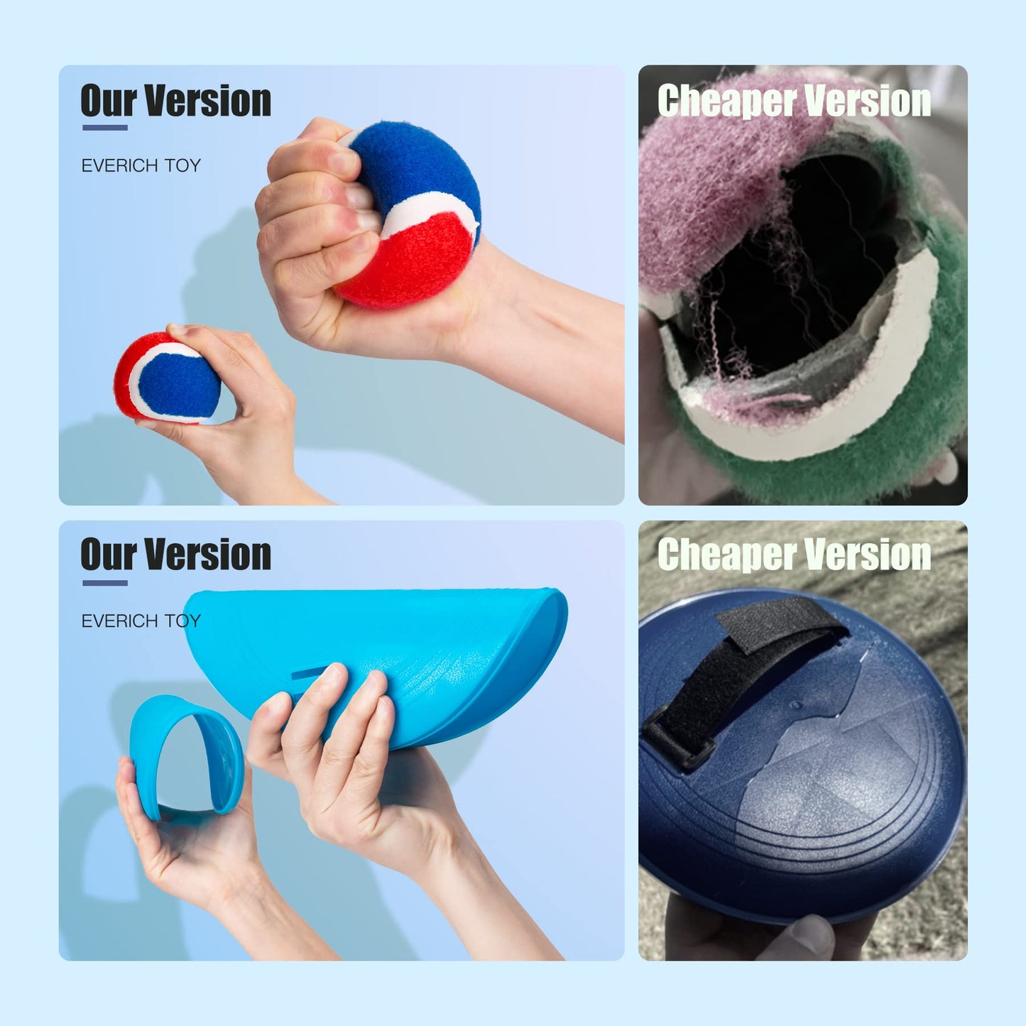 Upgraded Toss and Catch Ball Game Set