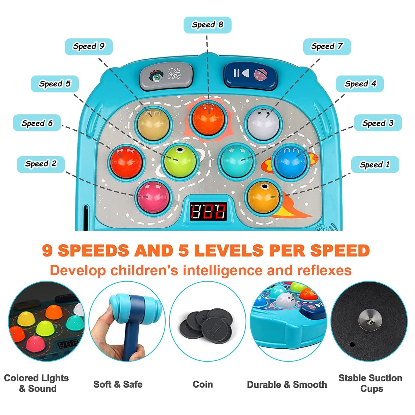 Whack Game Mole for Toddlers,