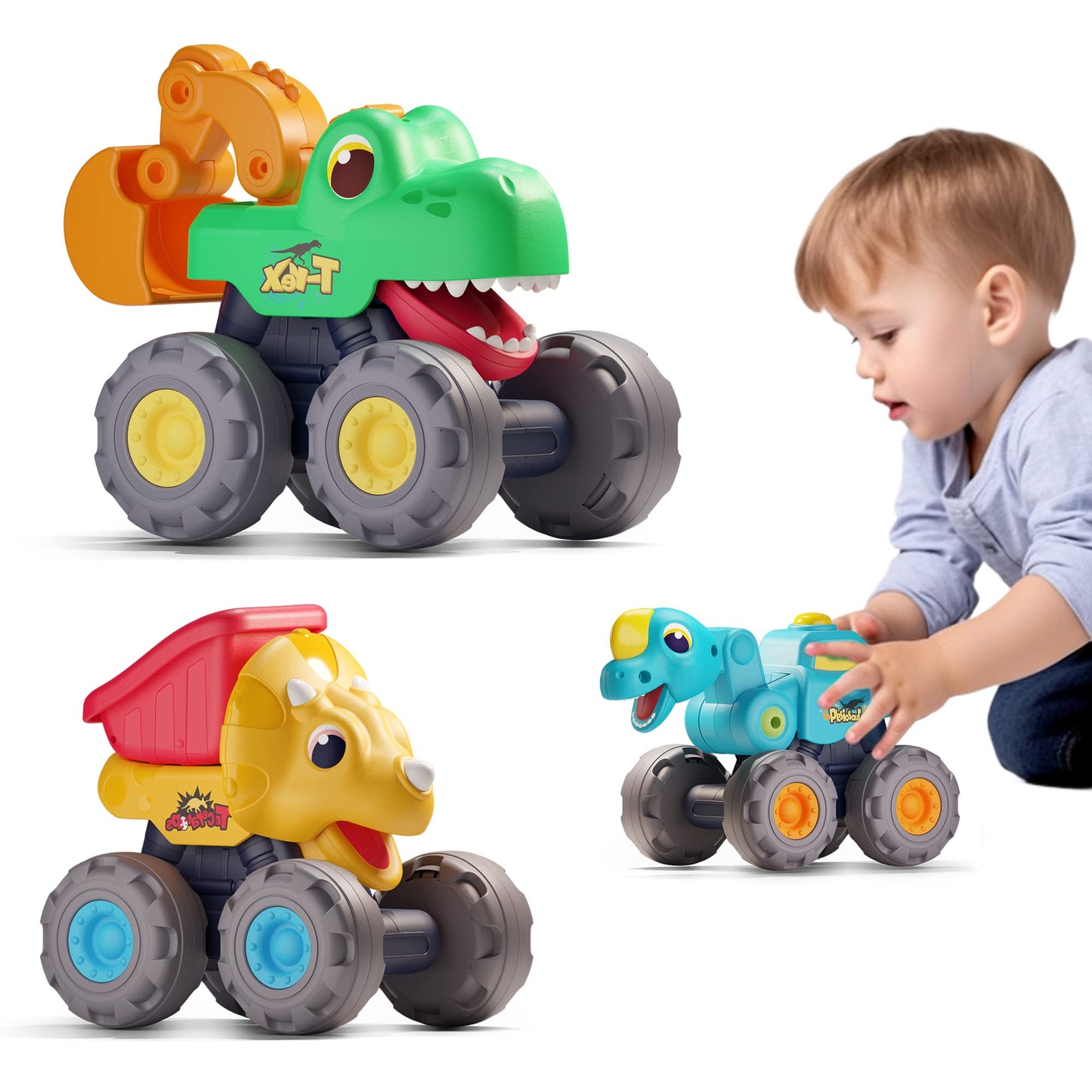 Toddler Dinosaur Truck Toy