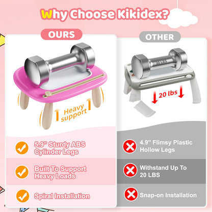 Kikidex Magnetic Drawing Board, Toddler Girl Toys for 1-2 Year Old, Doodle Board Pad Learning and Educational Toys for 1 2 3 Year Old Baby Kids Birthday Gift(Soft Pink)