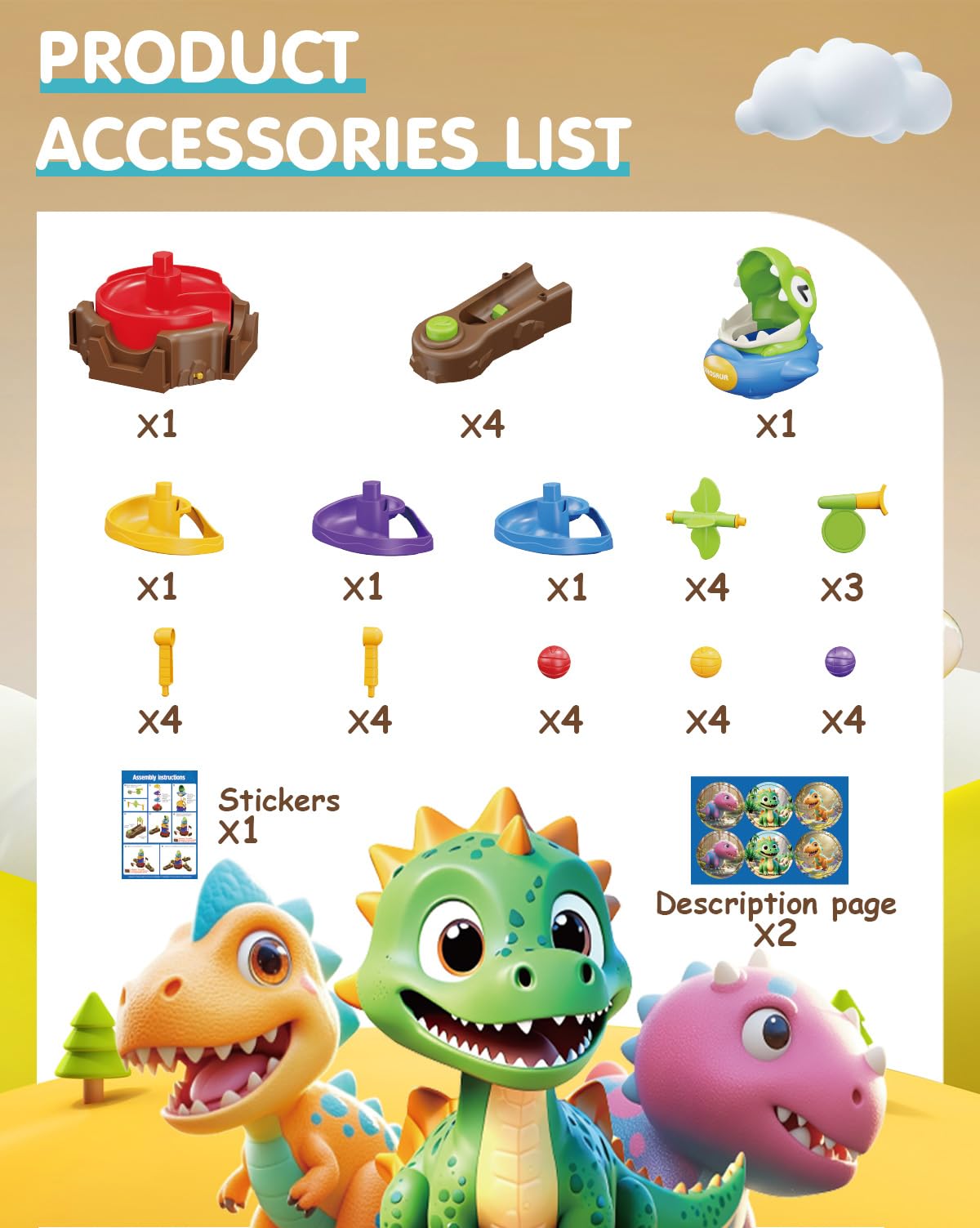 Dinosaur Ball Drop Toys for 3 4 5 6 7 8 9 Years Old Kids, Dino Spin Twister Toddlers Toy, Shoot Balls Toddler Montessori Toys Gifts for 3-6 Year Old Boys Girls, 2 Players PK Mode
