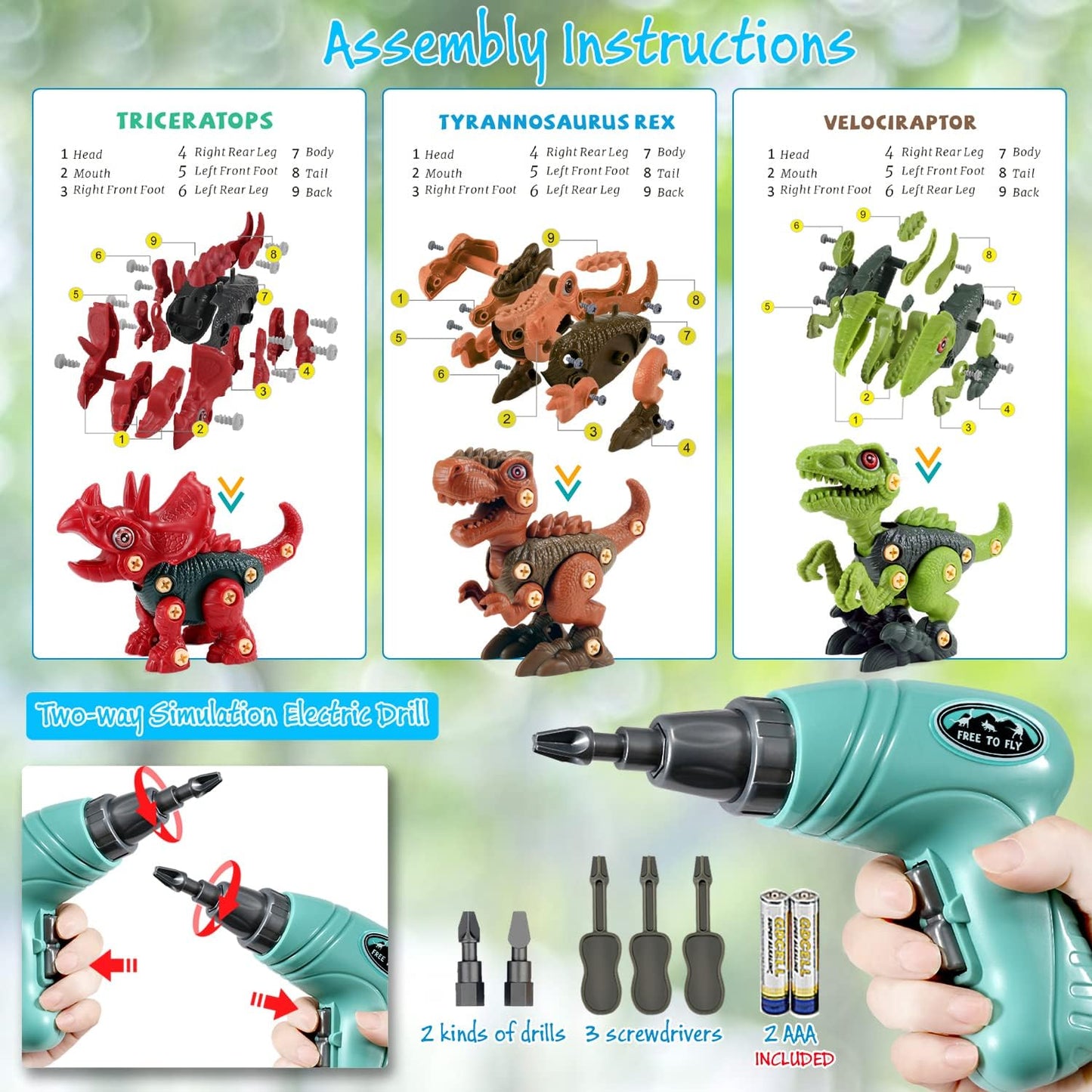 Dinosaur STEM Toys for Kids