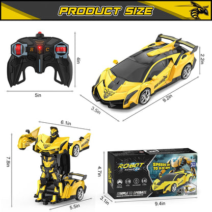 BLUEJAY Transform Rc Cars | Orange and White