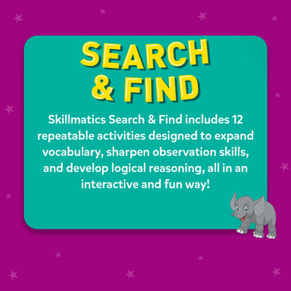 Skillmatics Search and Find Disney Princess Educational Game - Reusable Preschool Learning Activities, Perfect for Toddlers & Kids Who Love Toys, Art & Crafts, Gifts for Boys & Girls Ages 3, 4, 5, 6