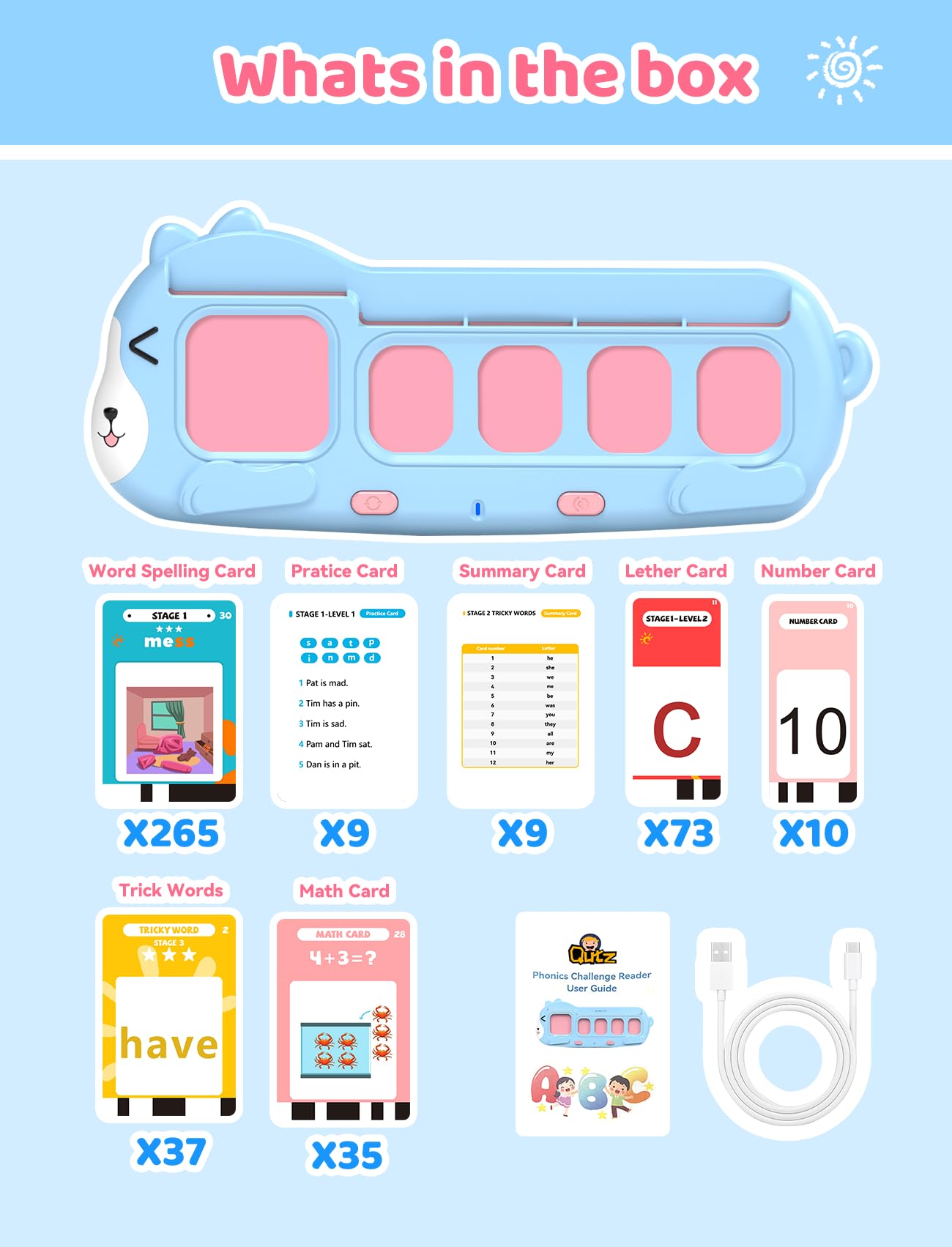 Toddler Toys Sight Words Talking Flash Cards for Ages 2 3 4 Boys and Girls, Autism Sensory Toy for Autistic Children, Learning Educational Montessori Speech Therapy Toys 224 Sight Words