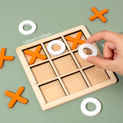 4 Pack Wooden Blocks Puzzles, Russian Blocks, Hexagon Puzzles, Tangrams Puzzles, Board Tic Tac Toe Game, Brain Teasers Toy Logic Game, Montessori STEM Educational Toys Present for Kids and Adults