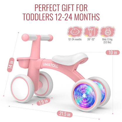 Colorful Lighting Baby Balance Bike Toys