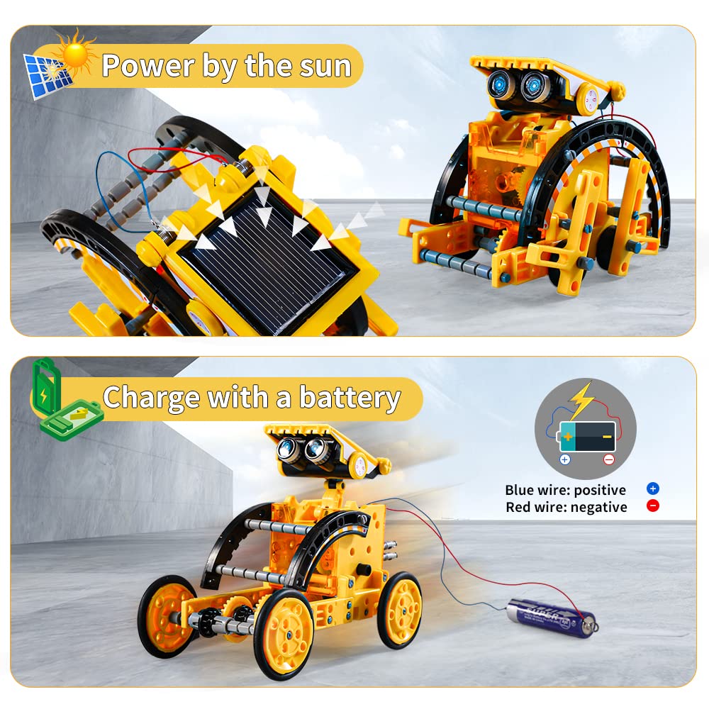 STEM Solar Robot Kit Toys Gifts f