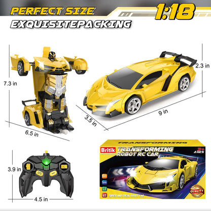 Transform Remote Control Car Toy for Kids