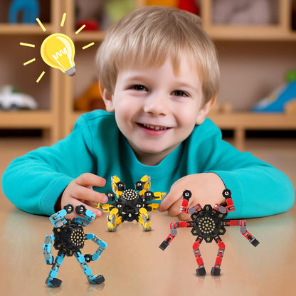 Transformable Fidget Spinners Set