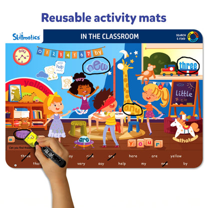 Skillmatics Search and Find Disney Princess Educational Game - Reusable Preschool Learning Activities, Perfect for Toddlers & Kids Who Love Toys, Art & Crafts, Gifts for Boys & Girls Ages 3, 4, 5, 6
