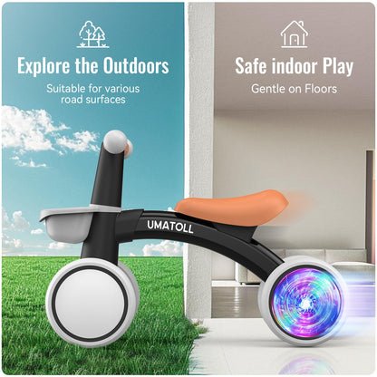 Colorful Lighting Baby Balance Bike Toys