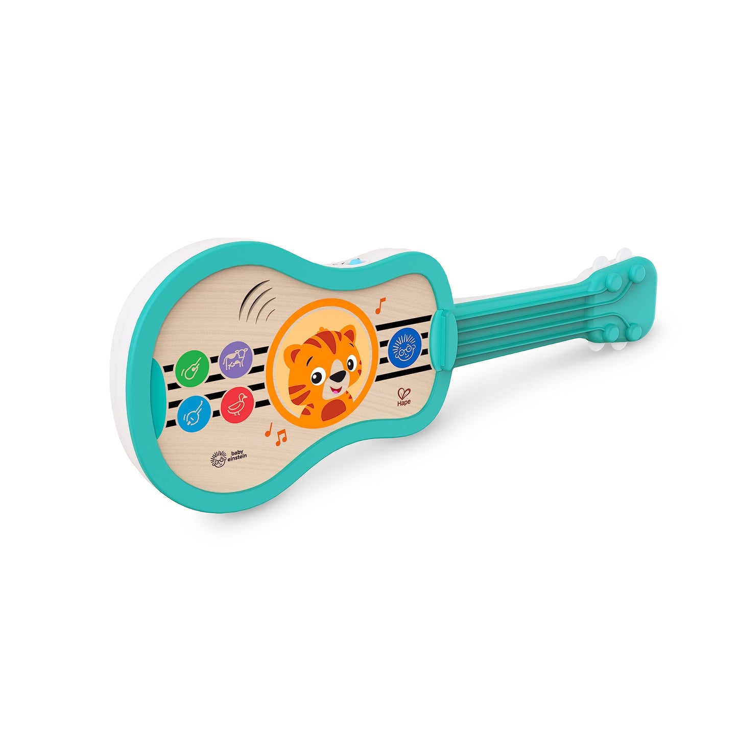 Baby Einstein and Hape Magic Touch Wooden Toy Piano, Montessori Musical Learning Toy for Babies and Toddlers 6mo+
