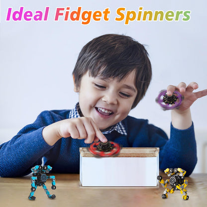Transformable Fidget Spinners Set