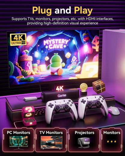 2025 Upgraded Retro Gaming Console Stick