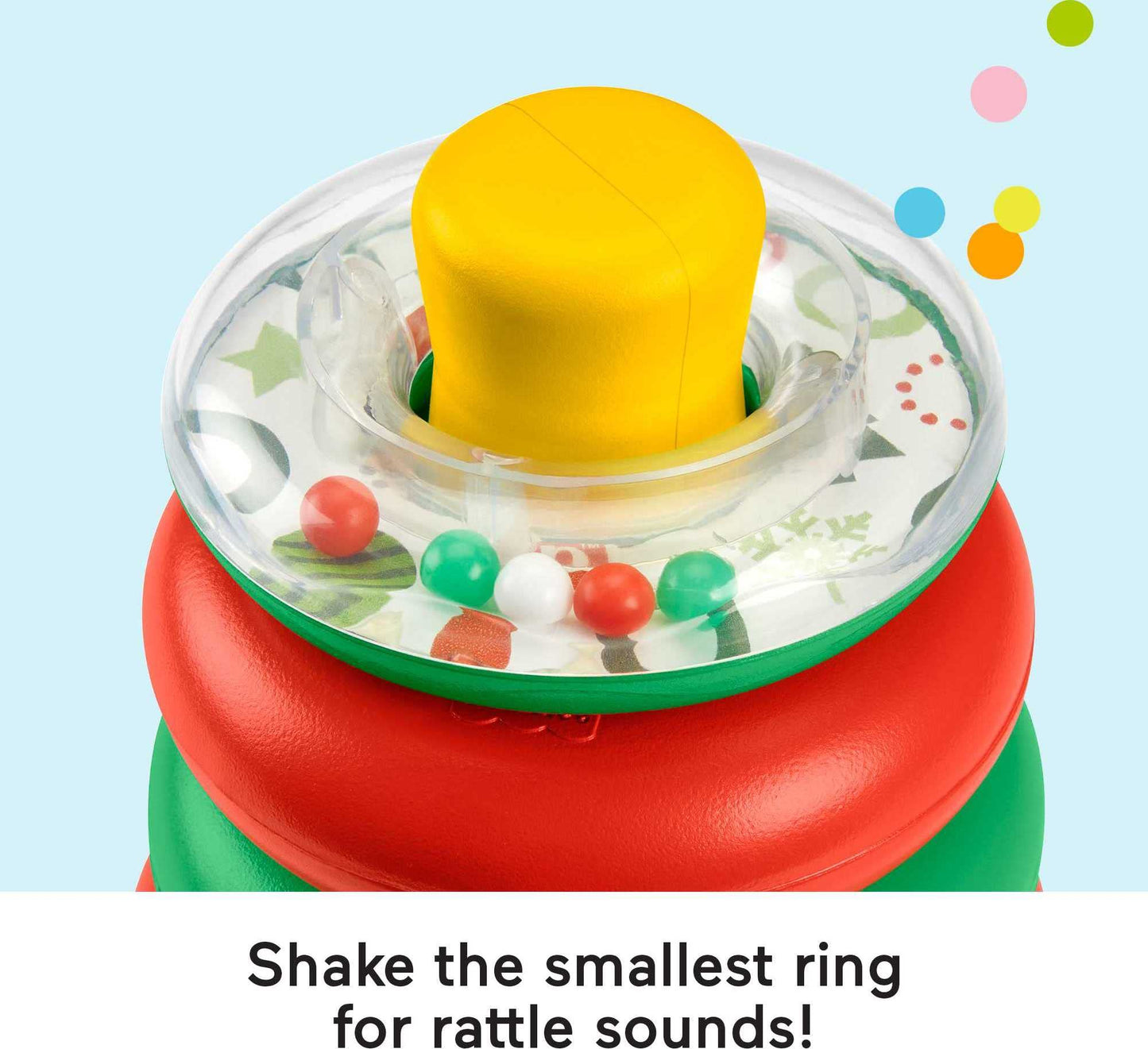 Fisher-Price Infant Toy Set, Baby’s First Blocks (10 Shapes) and Rock-a-Stack Ring Stacking Activity for Ages 6+ Months (Amazon Exclusive)