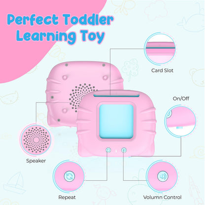Toddler Toys Sight Words Talking Flash Cards for Ages 2 3 4 Boys and Girls, Autism Sensory Toy for Autistic Children, Learning Educational Montessori Speech Therapy Toys 224 Sight Words