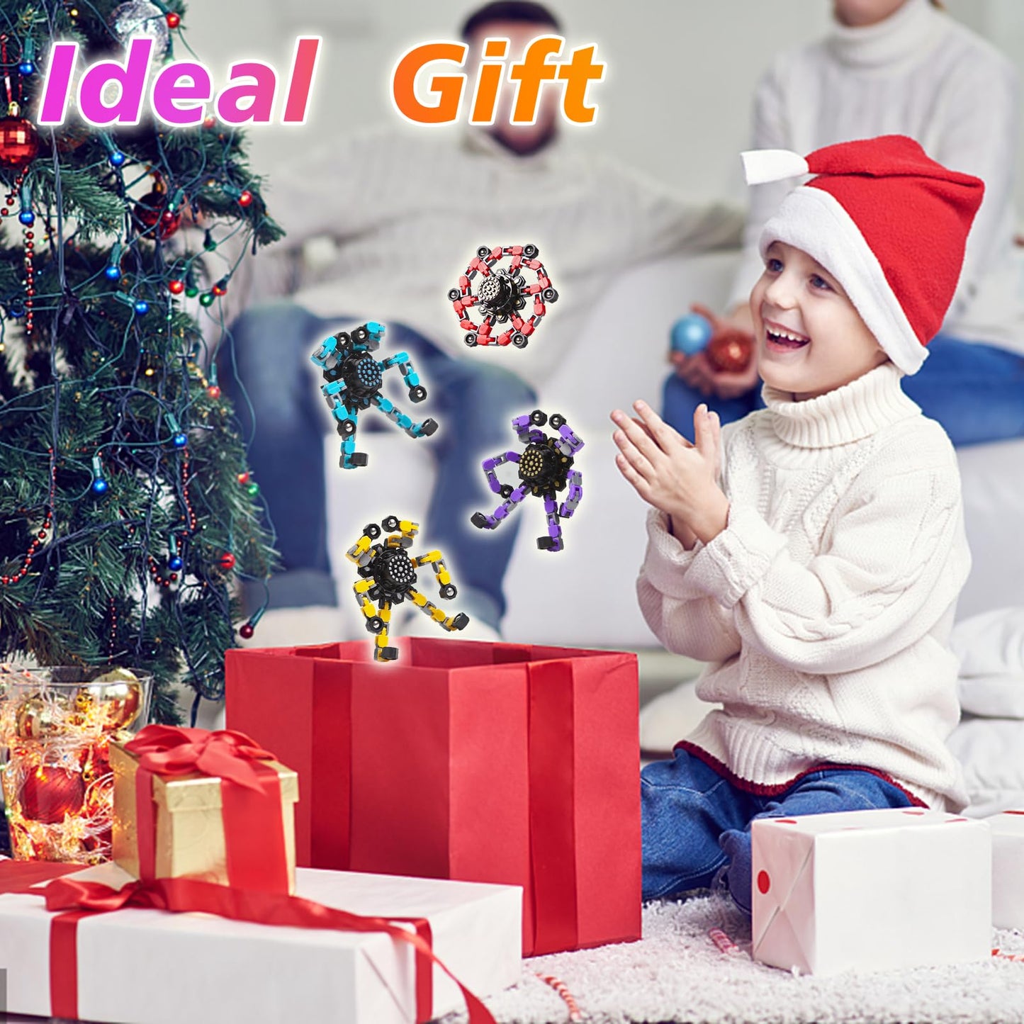 Transformable Fidget Spinners Set