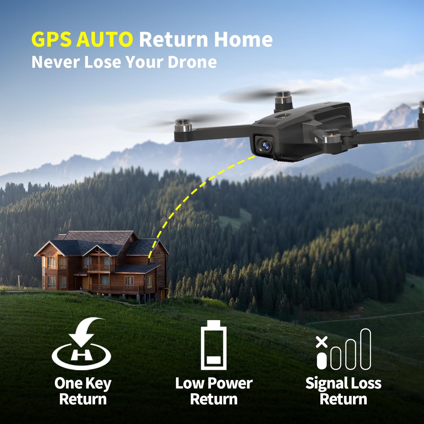 K610 GPS Drone with Camera for Adults 4K IMX