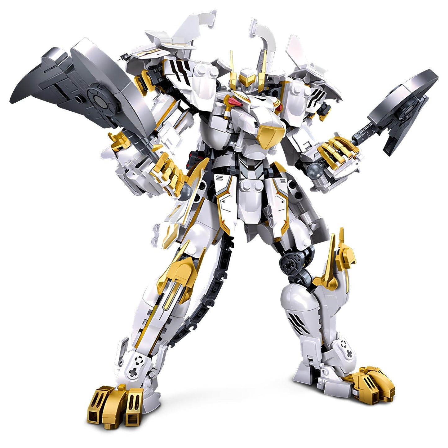 Transforming Robot Building Set for Adults, 2 in 1 City Warrior Mech & Fighter Jet Building Toy Model, 952 Pcs Creative Collectible Gift for Boys Kids 8-12