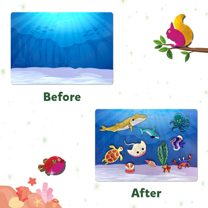 Skillmatics Foil Fun - Unicorns & Princesses, No Mess Art for Kids, Craft Kits & Supplies, DIY Creative Activity, Travel Toys, Gifts for Ages 4, 5, 6, 7, 8, 9