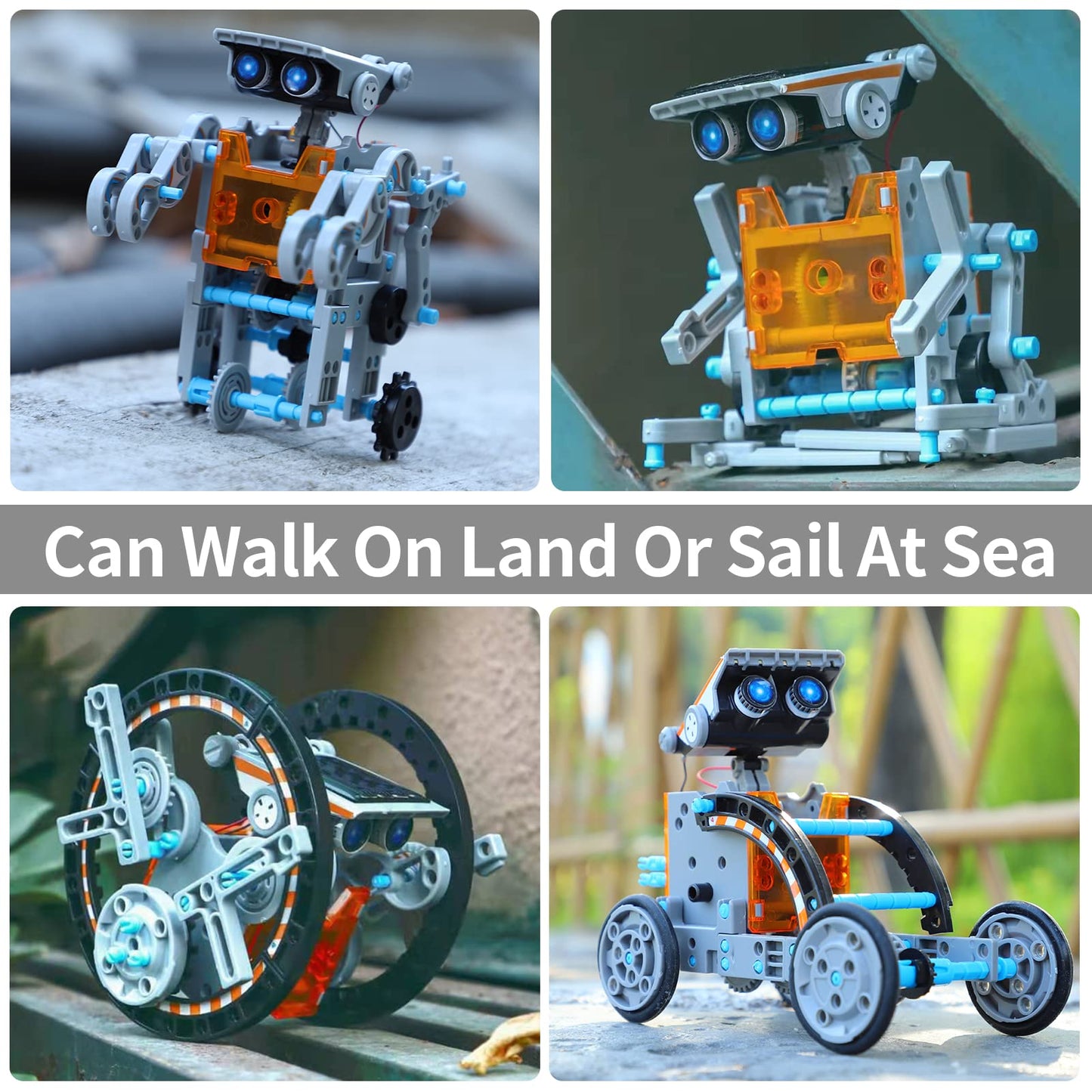 STEM Solar Robot Kit Toys Gifts f