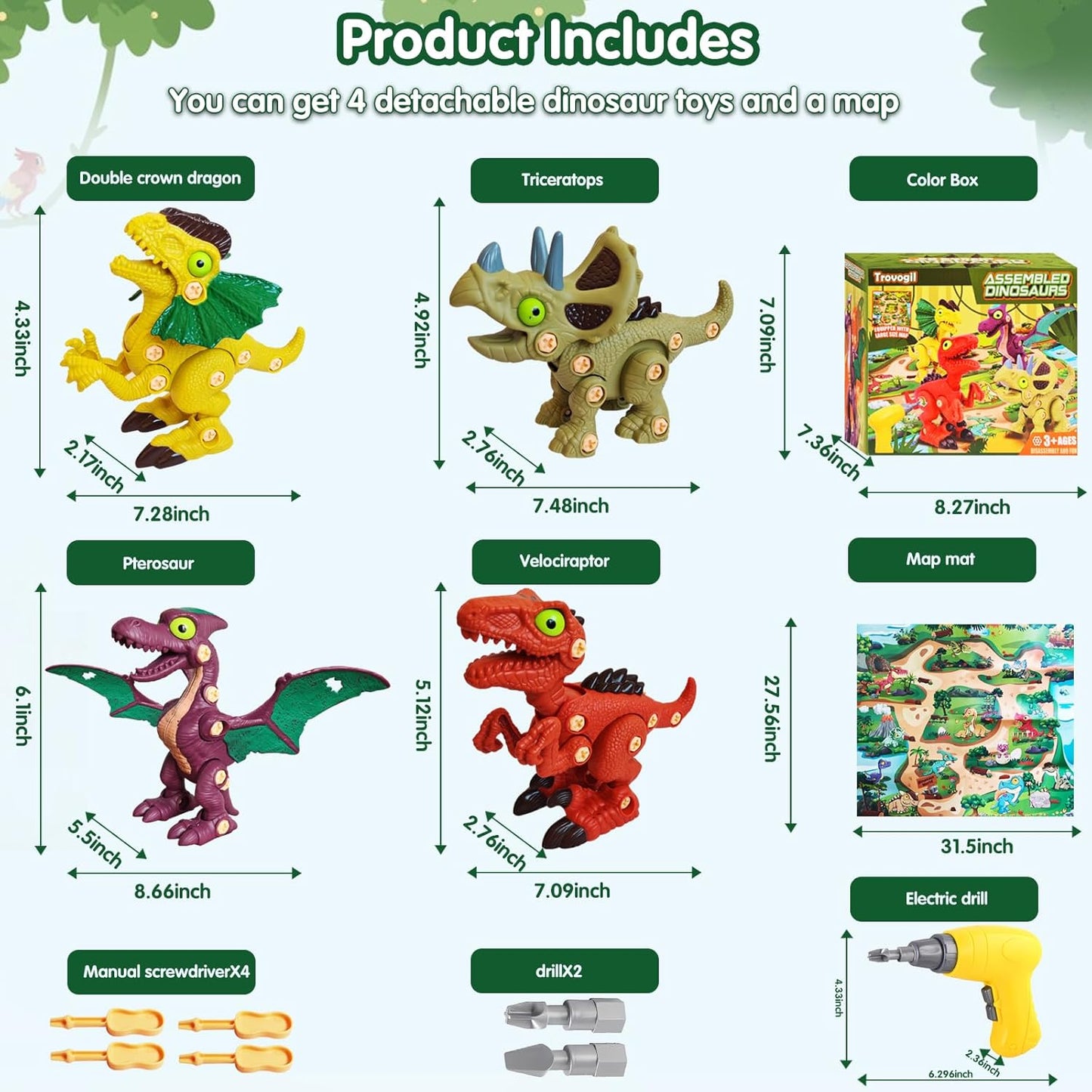 Take Aprts Dinosaur Toys