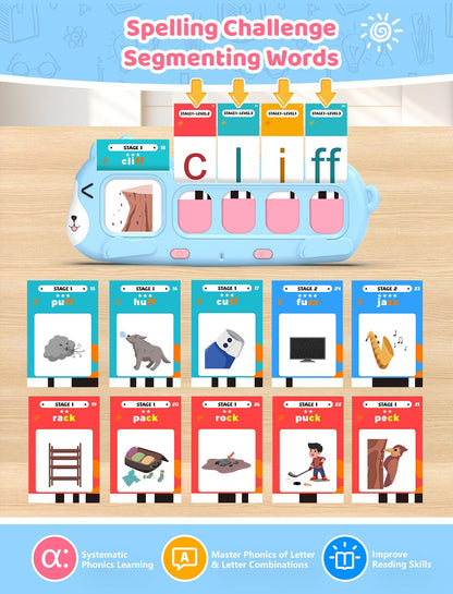 Toddler Toys Sight Words Talking Flash Cards for Ages 2 3 4 Boys and Girls, Autism Sensory Toy for Autistic Children, Learning Educational Montessori Speech Therapy Toys 224 Sight Words