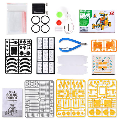STEM Solar Robot Kit Toys Gifts f