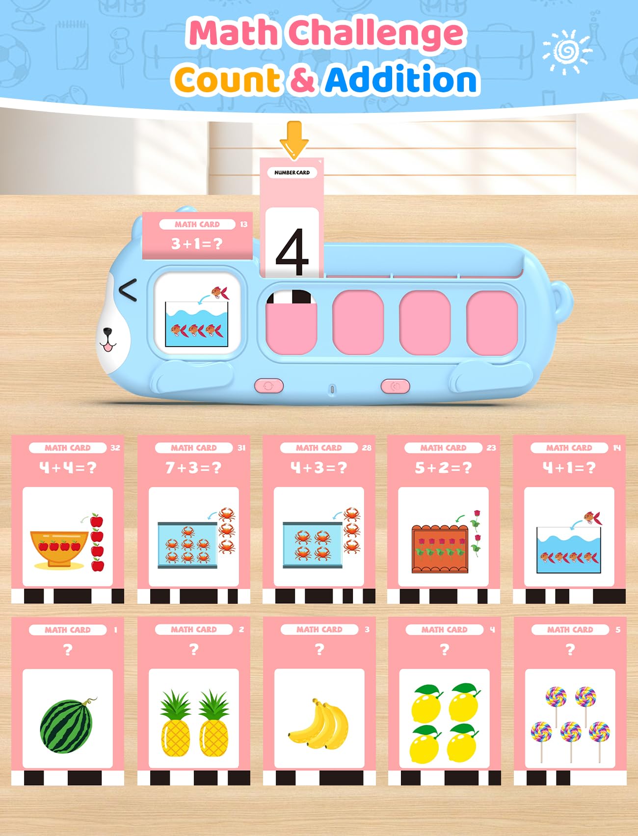 Toddler Toys Sight Words Talking Flash Cards for Ages 2 3 4 Boys and Girls, Autism Sensory Toy for Autistic Children, Learning Educational Montessori Speech Therapy Toys 224 Sight Words