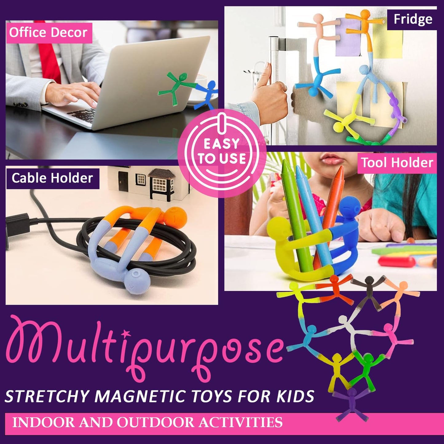 Classic Magnetic Fidget Toy Figures Set